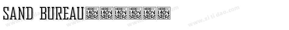 Sand Bureau字体转换